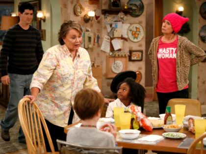 Roseanne Barr, Laurie Metcalf in ABC's rebooted sitcom Roseanne (ABC, 2018)