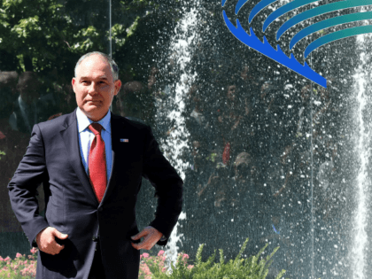 Head of the Environmental Protection Agency (EPA) Scott Pruitt prepares to pose for a group photo during the G7 Environment summit on June 11, 2017 in Bologna. / AFP PHOTO / Alberto PIZZOLI (Photo credit should read ALBERTO PIZZOLI/AFP/Getty Images)