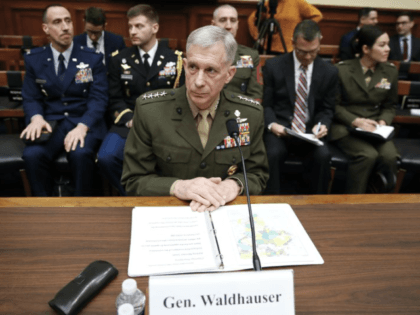 Marine Gen. Thomas Waldhauser takes his seat before testifying at a hearing before the House Armed Services Committee on Capitol Hill in Washington, Tuesday, March 6, 2016, about "National Security Challenges and U.S. Military Activities in Africa." A military investigation into the Niger attack that killed four American service members …