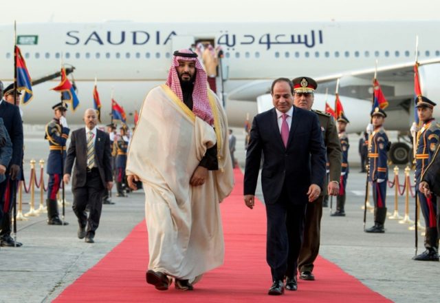 Saudi crown prince meet Egypt's Sisi at start of first foreign trip