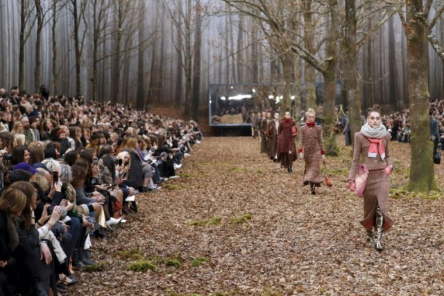 Chanel attacked for felling trees for Paris fashion show