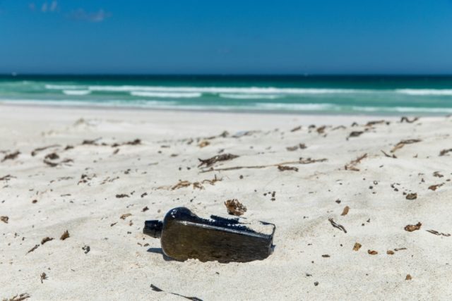 Oldest message in a bottle found at remote Australian beach