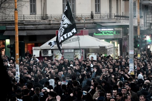 PAOK fans hold protest rally against points deduction
