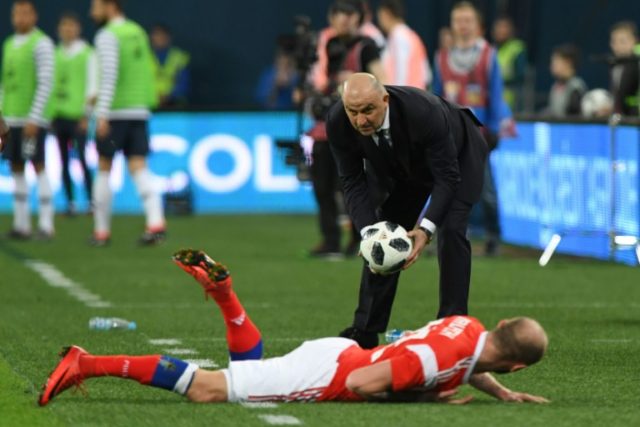 Russian coach Cherchesov licks wounds ahead of World Cup
