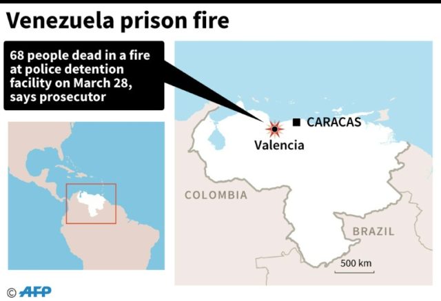 Venezuela jailbreak attempt sparks blaze, 68 dead