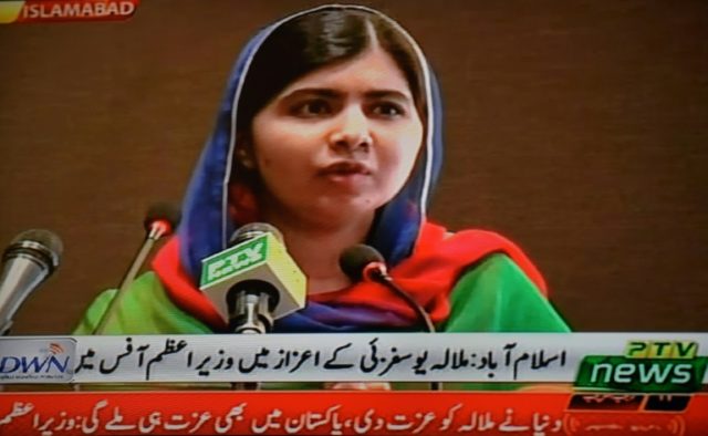 Malala lands in Swat, Pakistani district where she was shot
