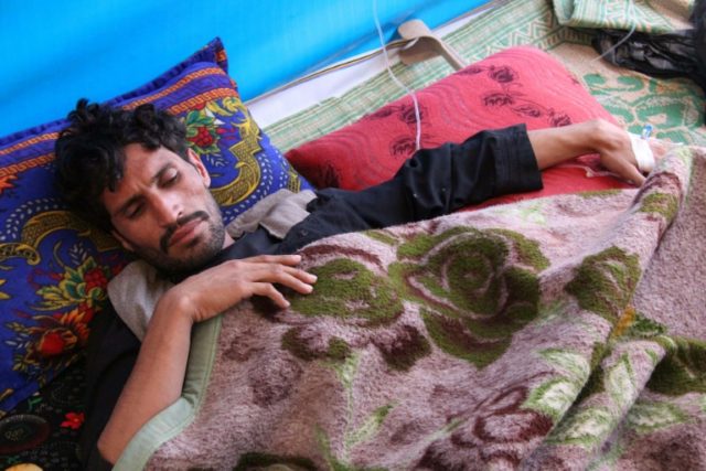 Afghan hunger strikers protesting for peace taken to hospital