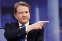 Trump Ethics Don McGahn In this Feb. 22, 2018, file photo, White House counsel Don McGahn gestures while speaking at the Conservative Political Action Conference (CPAC), at National Harbor, Md. As a candidate, Donald Trump pledged to drain the swamp in Washington. But as president, records show he and his appointees have stocked federal agencies with ex lobbyists and corporate lawyers who now help regulate they very industries rom which they collected paychecks. Records reviewed by The Associated Press show McGahn, has issued at least 24 ethics waivers to key administration officials at the White House and executive branch agencies. (AP Photo/Jacquelyn Martin, File) Don McGahn