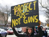 protest Student Gun Protests Idaho Sixth grader Violet Feigenbutz holds a sign during a March For Our Lives protest, Saturday, March 24, 2018, in Moscow, Idaho. (Kai Eiselein/The Moscow Pullman Daily News via AP)