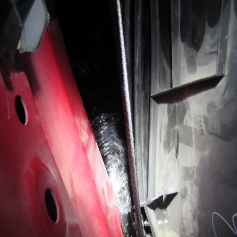 CBP officers find 70 pounds of methamphetamine hidden in quarter panel of a Nissan sedan at the San Luis Port of Entry. (CBP Photo)
