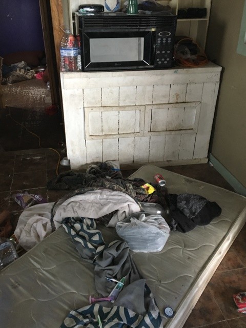 Deplorable living conditions inside a human smuggling stash house in the Rio Grande Valley Sector. Photo: U.S. Border Patrol