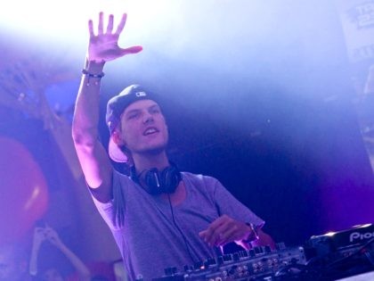 Avicii performs at the MLB Fan Cave on October 1, 2013 in New York City. (Photo by Mike La