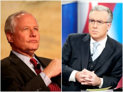 Collage of Bill Kristol and Keith Olbermann
