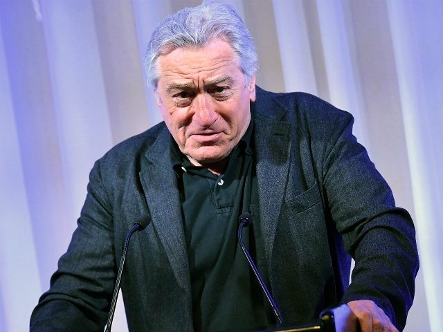 Co-founder of Tribeca Film Festival Robert De Niro speeks during a press luncheon during t