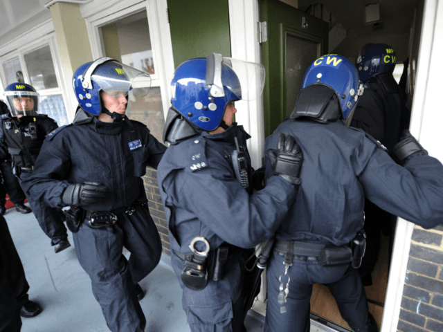 London police raid