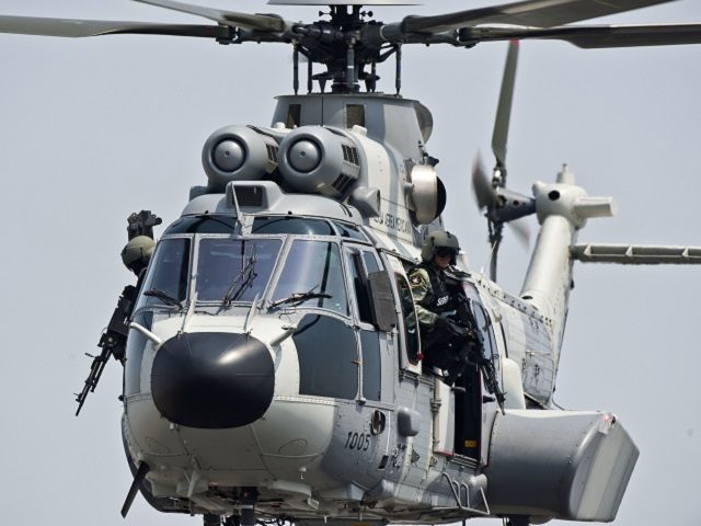Mexican Navy Helicopter - Getty Images