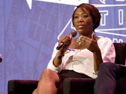 Joy Ann-Reid at the 'Pod Save America' panel during Politicon at Pasadena Convention Center on July 29, 2017 in Pasadena, California. (Photo by Joshua Blanchard/Getty Images for Politicon)