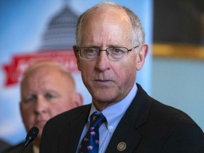 House Agriculture Committee Chairman Mike Conaway, R-Texas, joined at left by Vice Chairman Glenn Thompson, R-Pa., announces the new farm bill, officially known as the 2018 Agriculture and Nutrition Act, at a news conference on Capitol Hill in Washington, Thursday, April 12, 2018. The bulk of the bill's spending goes …