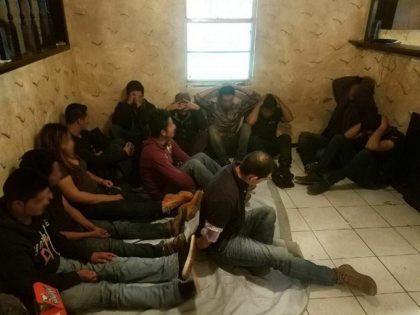 56 Migrants found by Laredo Sector Border Patrol agents in human smuggling stash House. (Photo: U.S. Border Patrol)