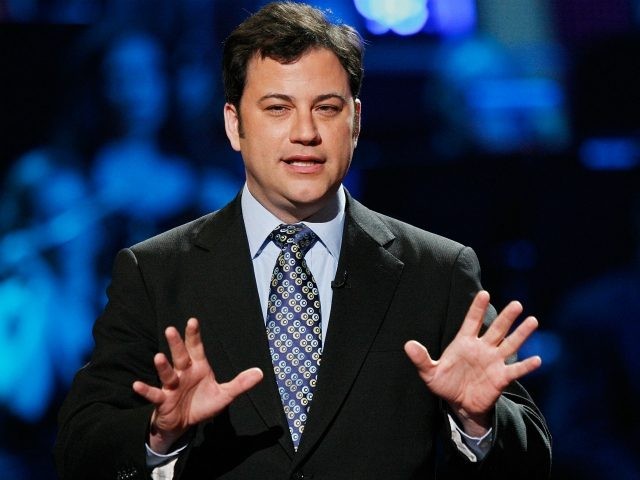 Talk show host Jimmy Kimmel speaks during the taping of Idol Gives Back held at the Kodak Theatre on April 6, 2008 in Hollywood, California. Idol Gives Back will air April 9, 2008 (7:30-10:00 PM ET/PT) on FOX. (Photo by Kevin Winter/Getty Images)