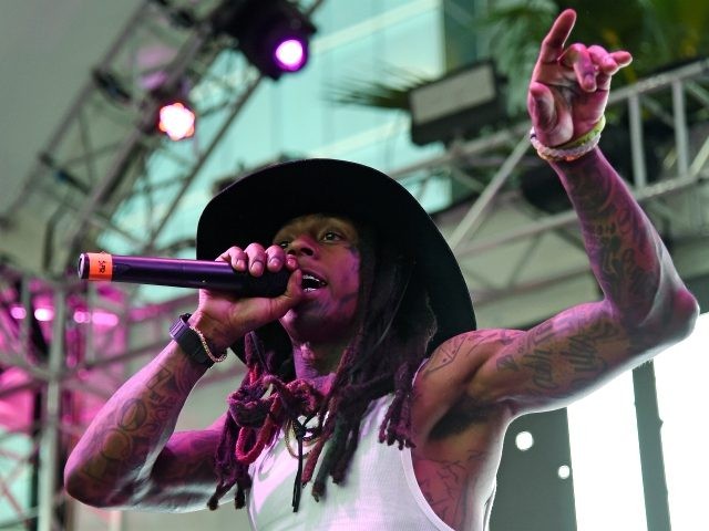 Rapper Lil' Wayne performs at Foxtail Pool at SLS Las Vegas on September 6, 2015 in L