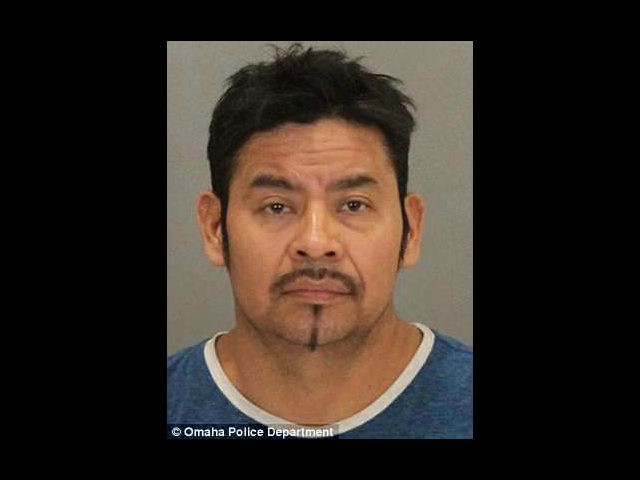 Luis Velasquez-Ortiz, 42, has been charged in the hit-and-run death of a motorcyclist in Omaha, Nebraska last Wednesday.