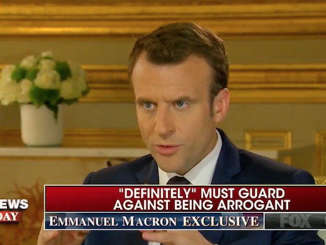 French President Emmanuel Macron Im Here To Make France Great Again 