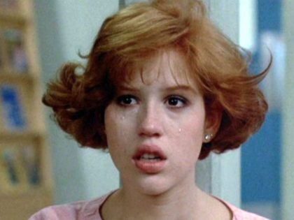 The Breakfast Club, Molly Ringwald as a Crying Claire Standish