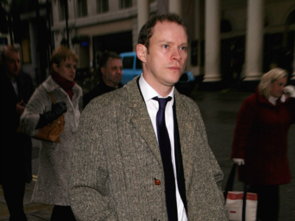 Robert Webb arrives at a Memorial Celebration For Geoffrey Perkins at Her Majesty's Theatre on February 06, 2009 in London, England. (Photo by Tim Whitby/Getty Images)