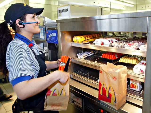 Teen Works Fast Food