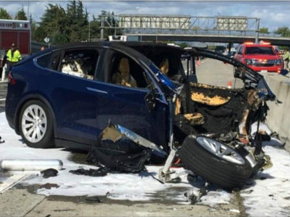 Tesla said in a statement Wednesday that the only way last month's fatal Model X accident