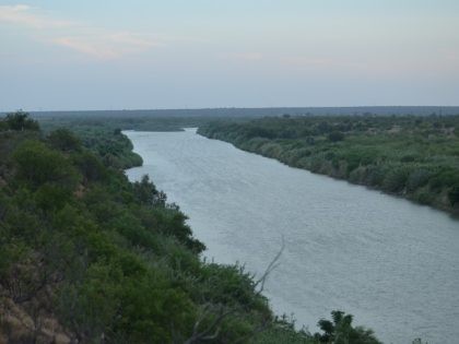 Wide Open Mexican Border South of Laredo Texas