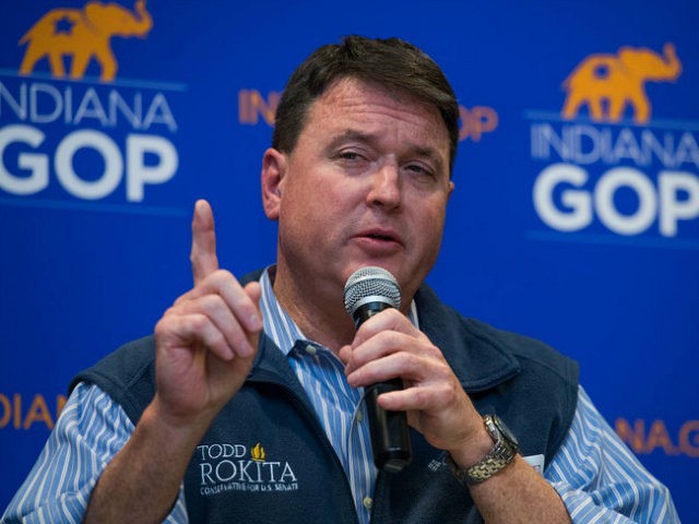 UNITED STATES - APRIL 4: Rep. Todd Rokita, R-Ind., who is running for the Republican nomin