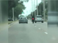 A #Sarasota motorcyclist says he's lucky to be alive after this happened yesterday. Now he's hopeful authorities will find the driver