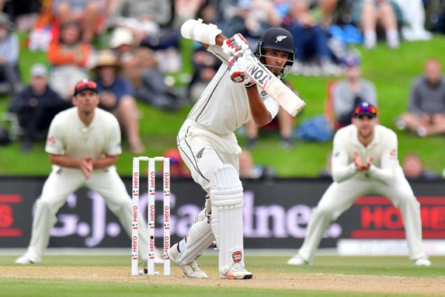 Latham, Raval in safe start as New Zealand chase 382