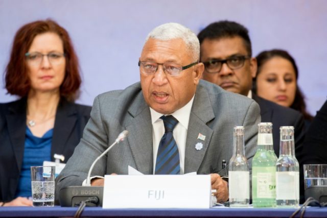 Fiji PM links climate change to fatal cyclone