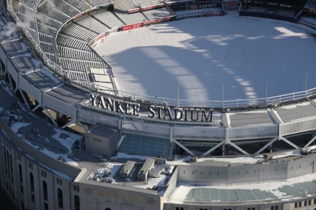 Yankees home opener postponed by snow