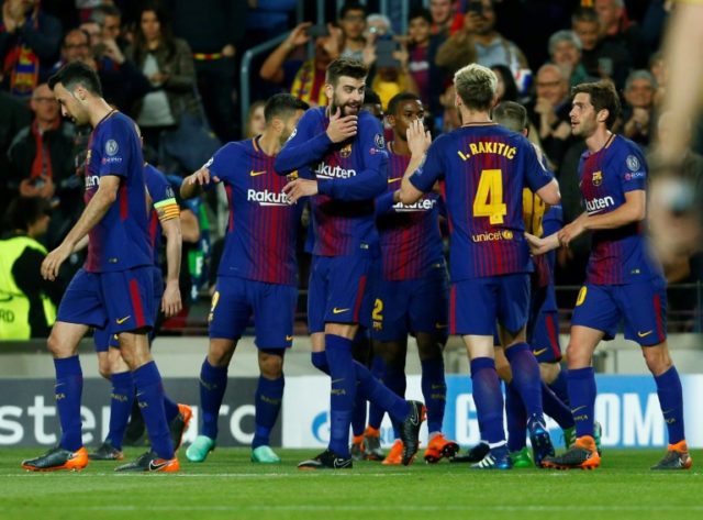 Two own-goals help Barca take charge of quarter-final against Roma