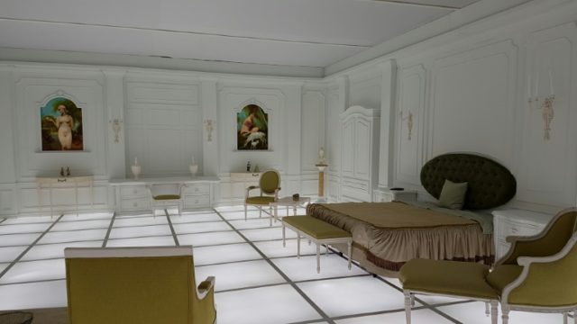 Replica of bedroom in "2001: a Space Odyssey" on display in Washington