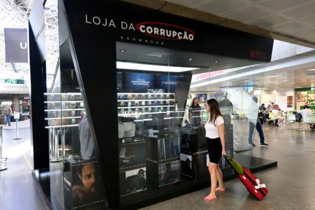 Netflix pokes fun in Brazil with 'corruption shops'