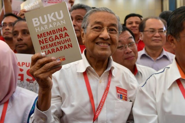 Mahathir party deregistered close to Malaysia polls