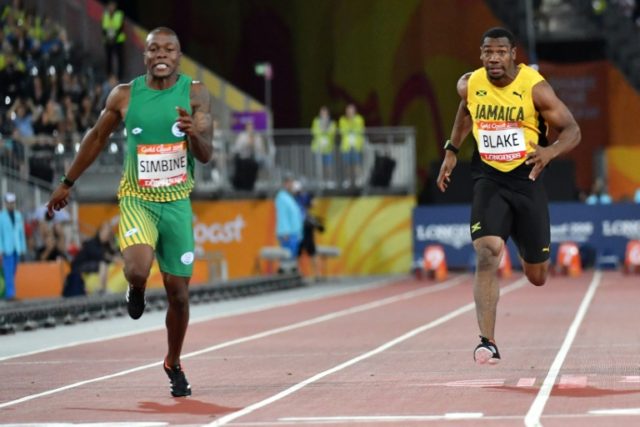 'All over the place' - Blake blames stumble for 100m shock