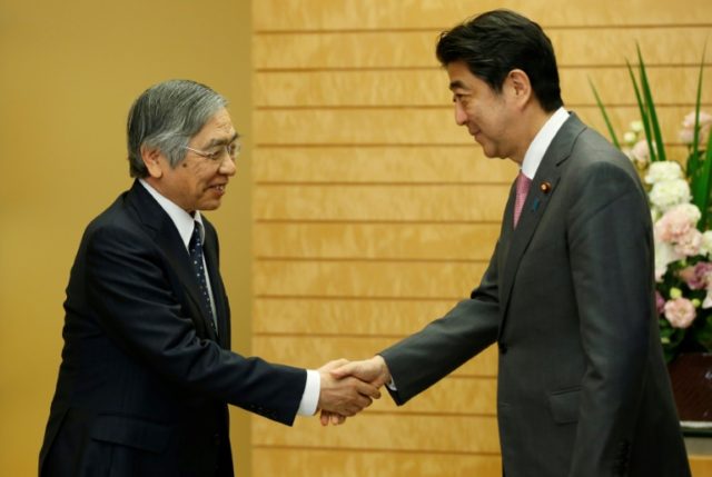 BoJ chief pleads for time as he starts new term