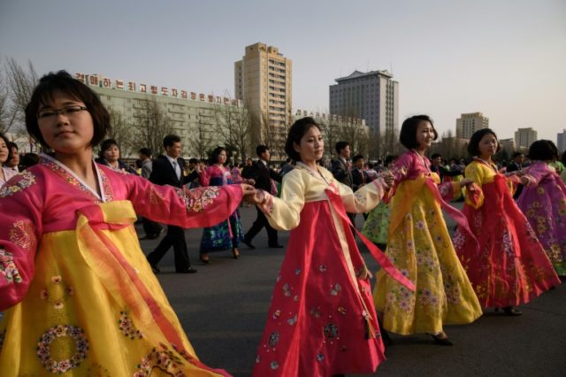 Dancing to a different beat: North Korea celebrates