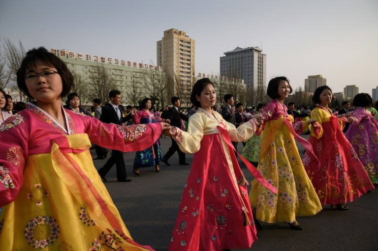 Dancing to a different beat: North Korea celebrates - Breitbart