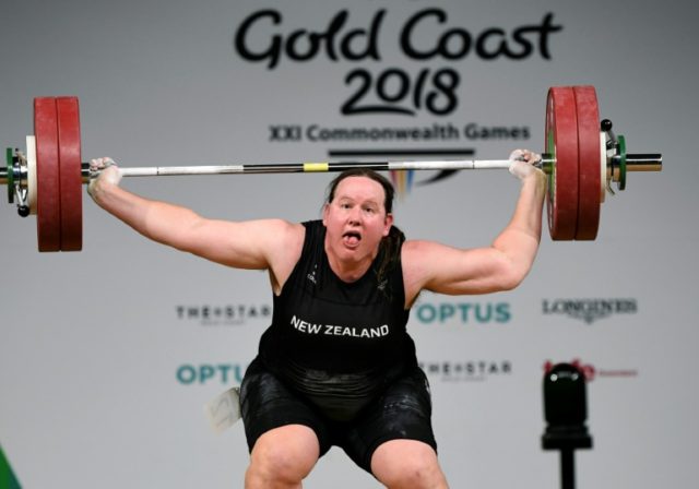 Transgender weightlifter says injury may be career-ending