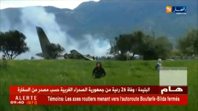 257 dead as military plane crashes in Algeria