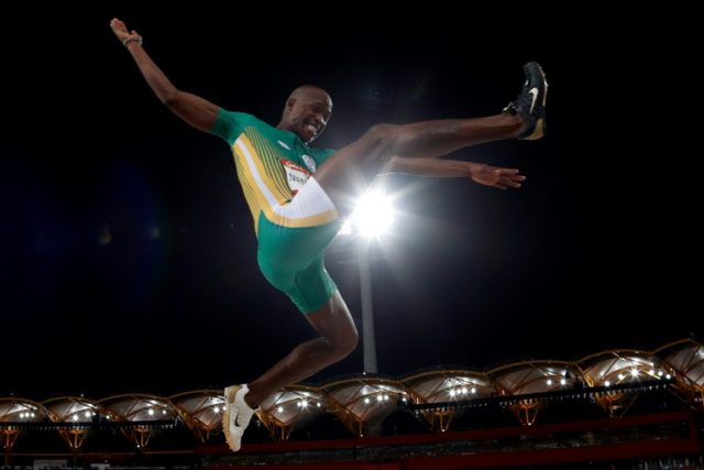 Crystal meth to gold: now Manyonga eyes long jump world record