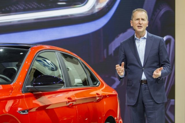 New VW chief Diess aims to steer giant out of diesel cloud