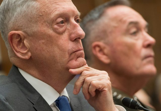 Chemical weapons use in Syria 'simply inexcusable': Mattis